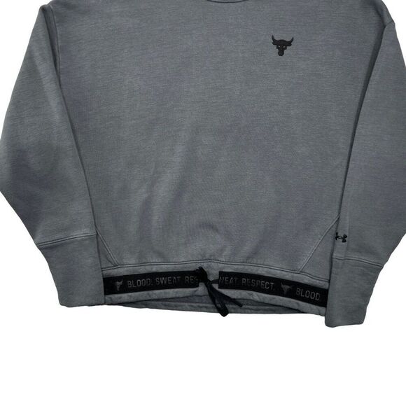 Under Armour Women's Project Rock Collection Blood Sweat Respect Sweatshirt - Picture 4 of 9